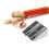 4pcs Magnesium Pencil Sharpener Survival Multi-Function Alloy 4