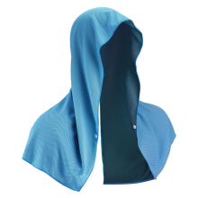 Cooling Hoodie Towel,Cooling Towels for Neck and Face,for Sauna Yoga Camping Workout Blue