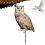 Acrylic Bird Repeller Simulation Owl Reflective Orchard Balcony Garden Decoration 5