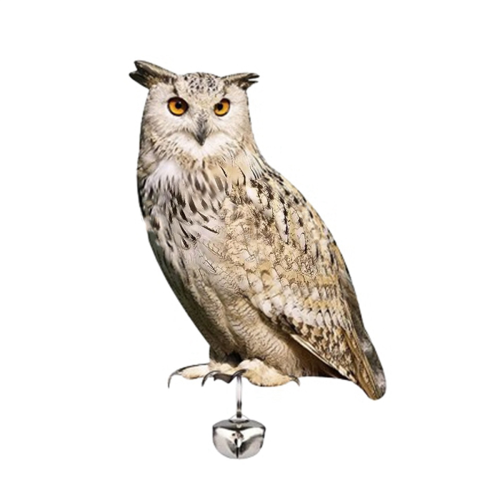 Acrylic Bird Repeller Simulation Owl Reflective Orchard Balcony Garden Decoration 2