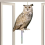 Acrylic Bird Repeller Simulation Owl Reflective Orchard Balcony Garden Decoration 9