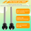 2Pcs Drum Legs Leg Clamp Holder Set Accessory Bracket Portable Professional Accessories Short 9