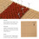 Pannello per macramè 1 set, 7x7 pollici, spilli, legno naturale 5