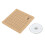 Pannello per macramè 1 set, 7x7 pollici, spilli, legno naturale 16