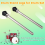 2Pcs Drum Legs Leg Clamp Holder Set Accessory Bracket Portable Professional Accessories Short 5