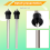 2Pcs Drum Legs Leg Clamp Holder Set Accessory Bracket Portable Professional Accessories Short 10