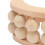 Massage-Roller aus Buche mit 10 Perlen, handlich 5