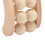 Massage-Roller aus Buche mit 10 Perlen, handlich 7