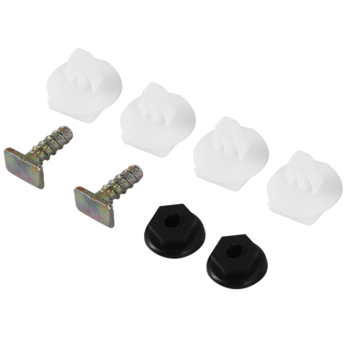 8pc Front Wheel Arch Trim Clips Plastic Metal Screw Nut Set For Corsa C