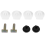 8pc Front Wheel Arch Trim Clips Plastic Metal Screw Nut Set For Corsa C 3