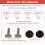 8pc Front Wheel Arch Trim Clips Plastic Metal Screw Nut Set For Corsa C 9