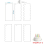 6PCS Cakes Smoother Icing Comb Scraper Set Cake Sculpting Decor Supplies Decorating for Baking,with Holes 5