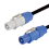 PowerCON 3x1.5mm² Single Phase Extension Cable 3 Core Power Connect Stage Light LED Event Show, 1 Meter 8