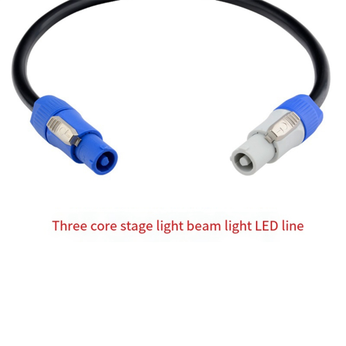 PowerCON 3x1.5mm² Single Phase Extension Cable 3 Core Power Connect Stage Light LED Event Show, 1 Meter 2