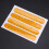 Front Rear Wheel Cover Protective Shell Reflective Sticker for Max G30 Scooter Accessories 4PCS, Yellow 8