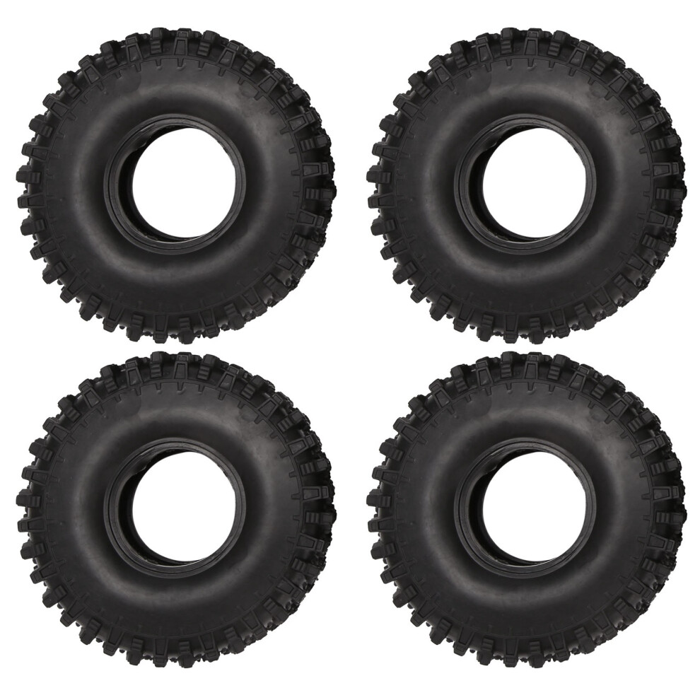 4Pcs 120Mm 1.9 Rubber Rocks Tyres Wheel Tires For 1/10 Rc Rock Crawler Axial Scx10 90046 Axi03007 Trx4 D90 4854152600771