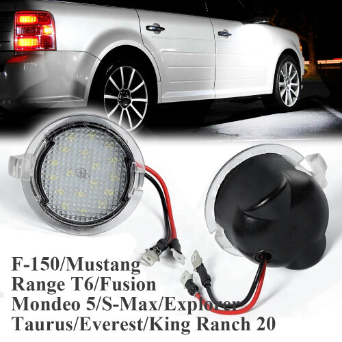 Led Side Mirror Puddle Lights Lamps for Fusion Edge Mondeo 5 Taurus E X Flex Explorer Expedition 2