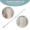 Telescopic shower rod curtain telescopic White 30-50 Cm 7