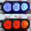 12V-24V Auto Car LCD Digital Inside Outside Clock Temperature Thermometer Gauge 5