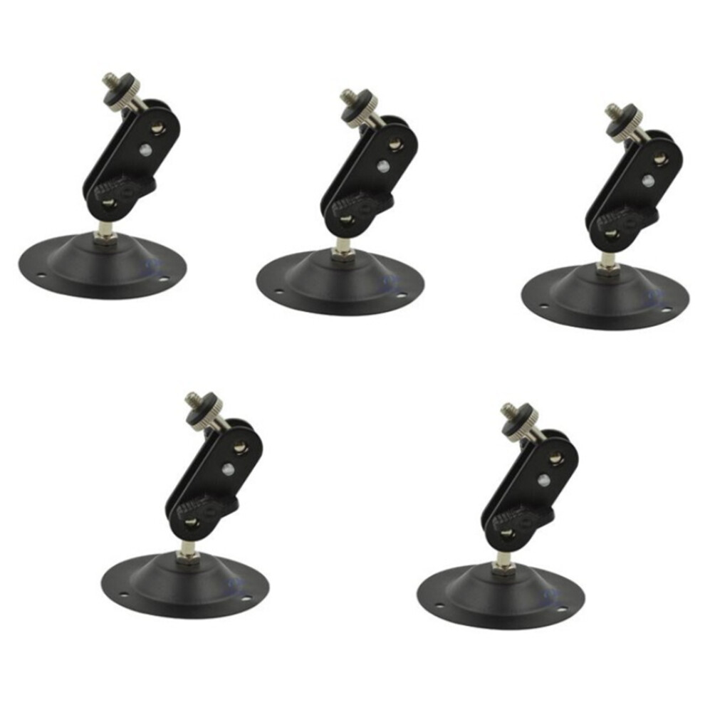 Camera Wall Mount Bracket,Monitor Holder, Speaker Brackets,Indoor Outdoor Ceiling Mounts Projector Stand 5Pcs Black 4854152606223