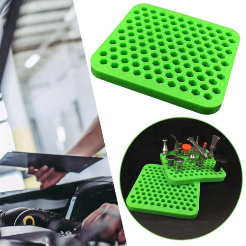 Car Repair Head M8 Threaded Chuck Replacement Knock Box Pen Tool Plate Storage Organizer 2