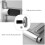 LED Display Shower Thermometer, Water Flow Self-Generating Electricity Temperature Meter for 8