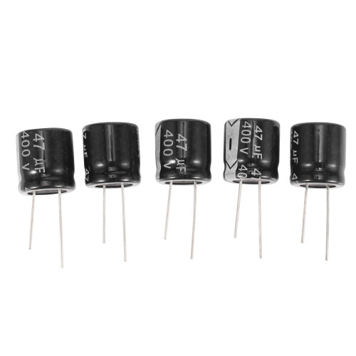5 pcs 400V 47UF 18 x 20mm Aluminum Electrolytic Capacitor 1