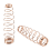 90 Pcs Coil Springs Piano Tuning Tools Parts Accessories 6
