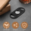 Oval-Shaped Cigar Cutter, Double Cut Blade 6