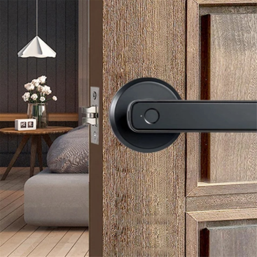 Smart Fingerprint Door Lock Password Electronic Unlock Entry Knobs for Bedroom Home Hotel Apartment 2