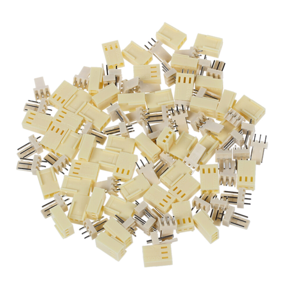 50 Pieces Kf2510-3P 2.54Mm Pcb Header 3-Pin Connector Crimp Terminal Housing 4854152622308