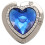 Heart-Shape Foldable Purse Handbag Hanger Hook Holder 1