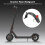 Electric Scooter Kite Rear Mudguard with Light for Upgraded M365 Pro 2 1S 3