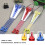 3 pezzi Tape Maker: 12mm Giallo, 18mm Rosso, 25mm Blu 7