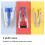 3 pezzi Tape Maker: 12mm Giallo, 18mm Rosso, 25mm Blu 9