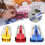 3 pezzi Tape Maker: 12mm Giallo, 18mm Rosso, 25mm Blu 14