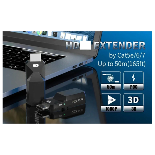 50M 1080P 60Hz -Compatible Wireless Video Audio Transmitter Receiver Extender Display Adapter 2