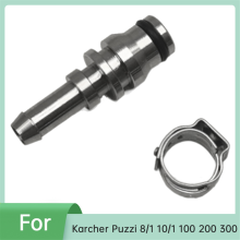 Stainless Steel Nipple Connector for Puzzi 8/1 10/1 100 200 300 Cleaning Machine Replacement