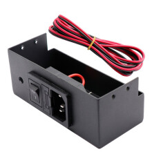 Upgrade for Ender3 CR10 3DPrinter Power Shell 220V/110V 12V/24V 360W Supply Switch Male Socket with Fuse