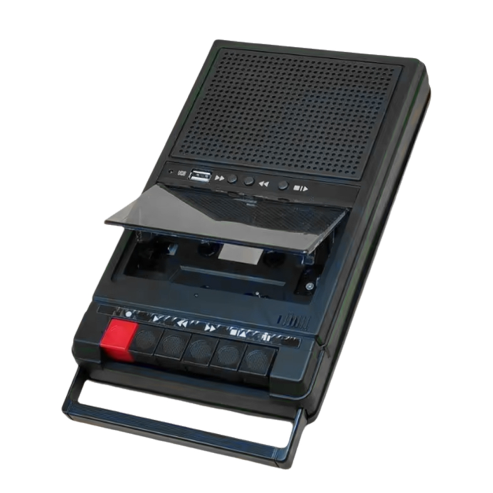 Multifunction Retro Portable Handheld Tape Usb Player Cassette Recorder Music Built-In Bluetooth Speakers 4854152636091