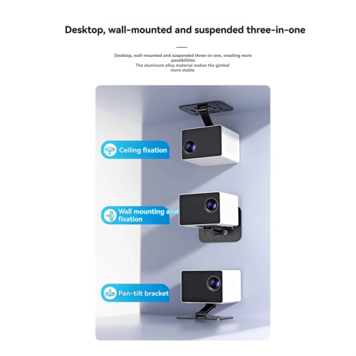Projector Stand Ceiling Wall & Table Mount Bracket for Home Theater Accessories Black 2