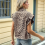 Women'S Solid & Leopard Print Button Down Wood Cuff Denim Vest Casual Chic Flap Pockets Decor Outerwear XL 7