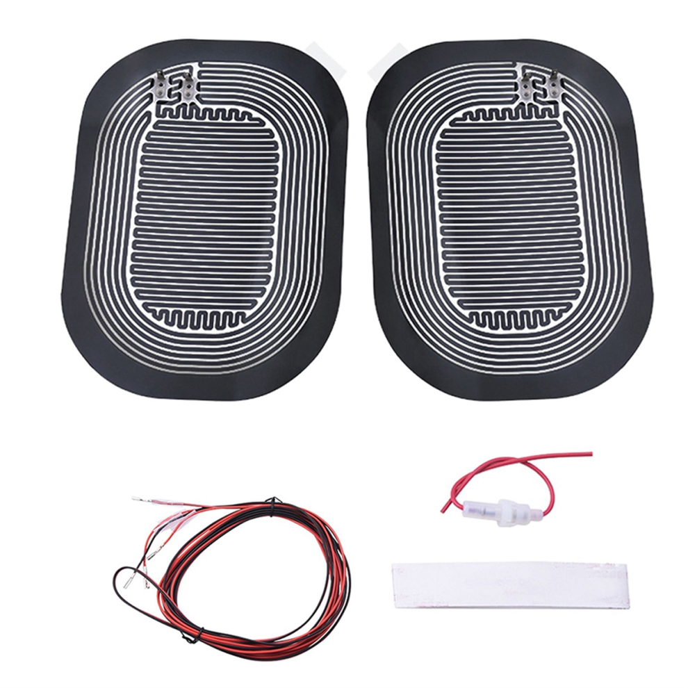 Car Side Wing Mirror Heating Pad Dc 12V Universal Rearview Mist Demister Quick Warm Mirrors Defogger 4854152643860