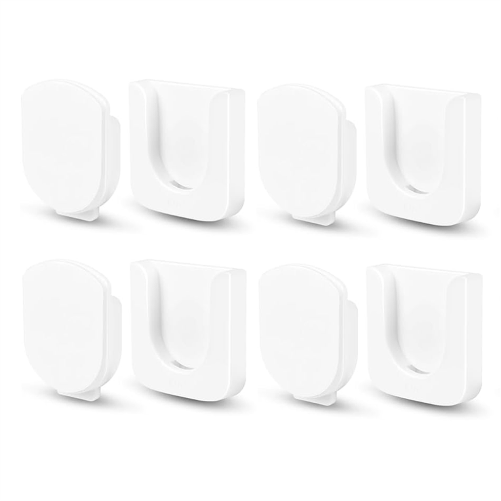 Magnetic Remote Control Holder Wall Mount, 4 Pair Organizers Storage Self-Adhesive Tv White 4854152643464
