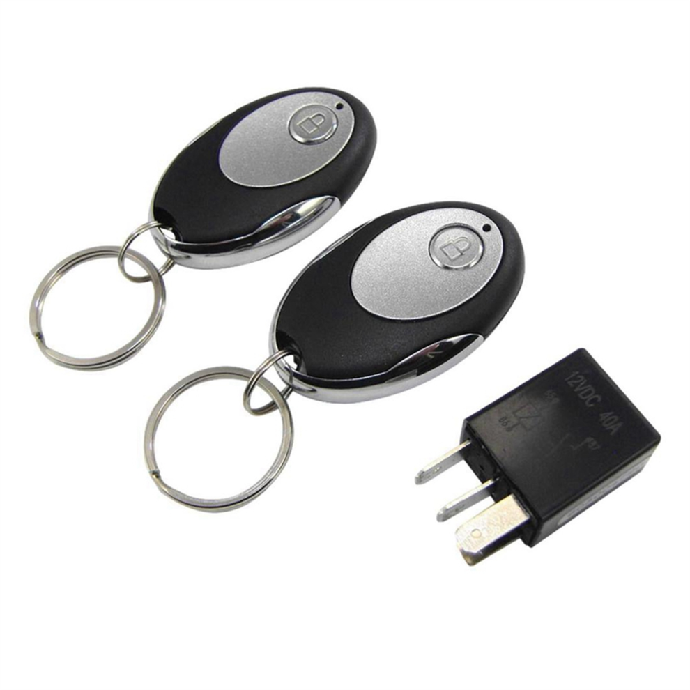 Car Smart Induction Remote Control Anti-Theft System Pump Relay Universal Concealed Lock Immobilizer 4852689487940