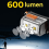 TINY HELIO 600Z LED Headlamp with 6 Modes Ultra Light Rechargeable for Camping Running 6