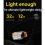 TINY HELIO 600Z LED Headlamp with 6 Modes Ultra Light Rechargeable for Camping Running 4