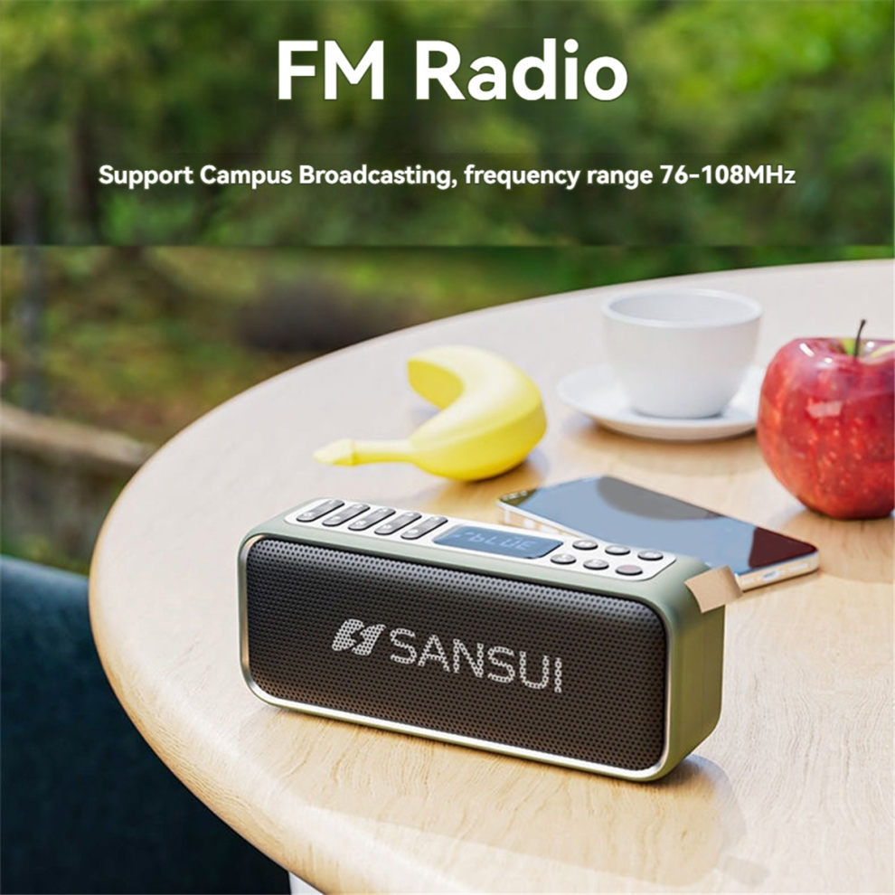 Retro Bluetooth Speaker, Portable Mini Vintage Stereo, Heavy Bass, Hd Sound, Handsfree Call, Tf Card Support, Black 4852689495532