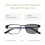 Lightweight Blue Light Blocking Glasses Anti 4-400nm Rays - Black, Gold, Silver 1