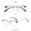 Lightweight Blue Light Blocking Glasses Anti 4-400nm Rays - Black, Gold, Silver 8